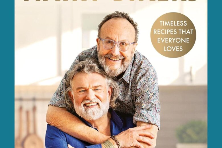 Book cover with a photograph of Si King and the late Dave Myers standing behind