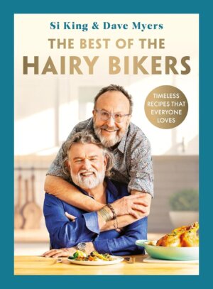 Book cover with a photograph of Si King and the late Dave Myers standing behind