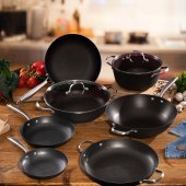 Lightweight Cast Iron 32cm Paella Pan