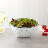 Hairy Bikers 24cm Large White Enamel Pie Dish