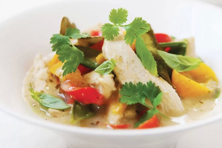 Thai chicken and coconut curry