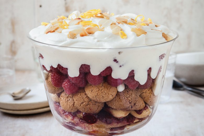 Boozy Syllabub Trifle