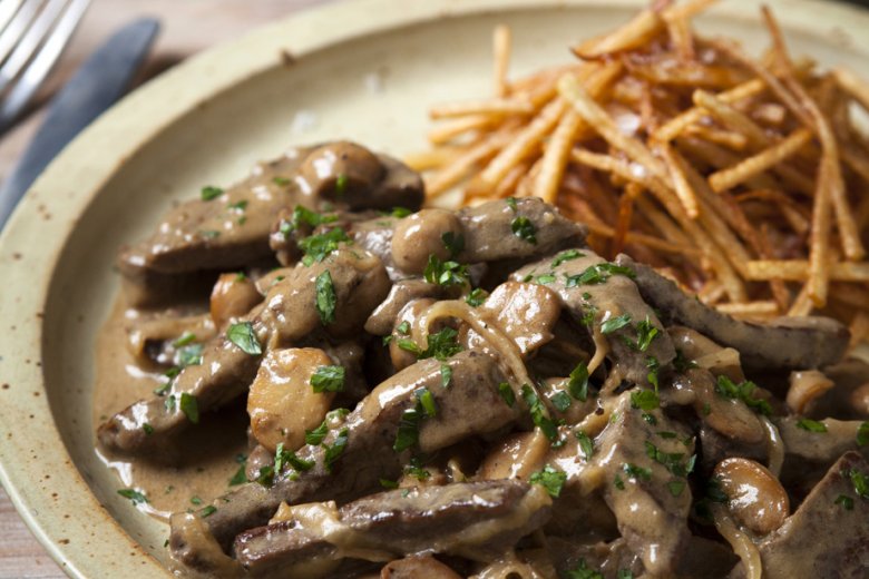 Beef stroganoff