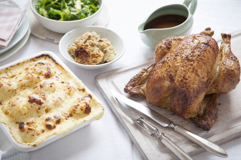 Classic Roast Chicken with Sage and Onion stuffing