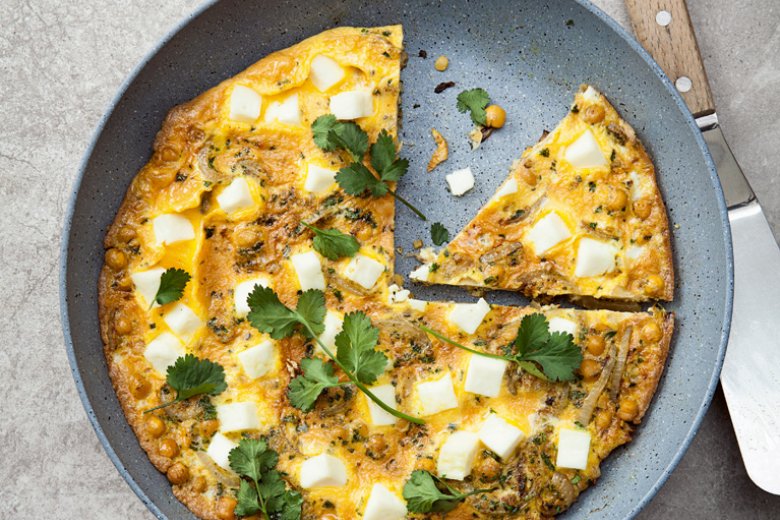 Chickpea and Paneer Frittata 