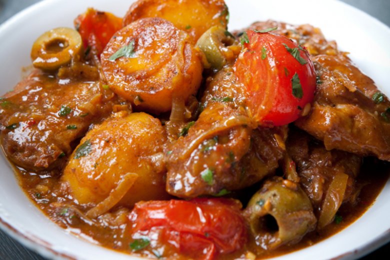 Chicken tagine with preserved lemons