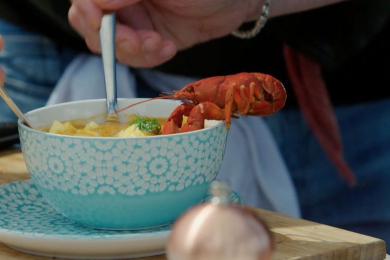 Crayfish chowder