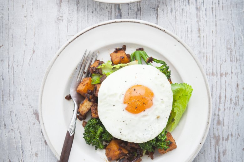 Smoked Tofu and Vegetable Hash