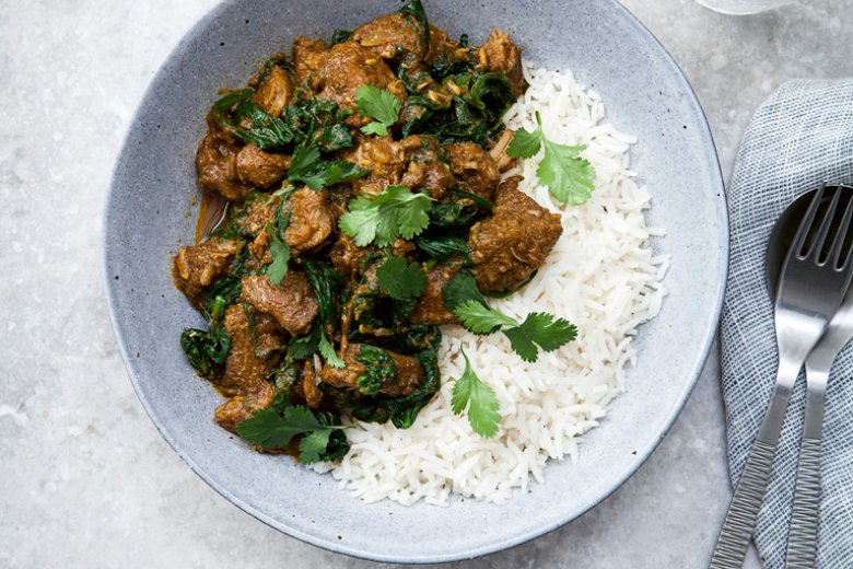 Green Lamb Curry