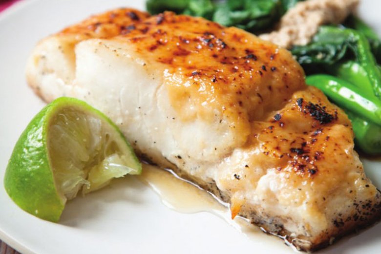 Miso-baked black cod