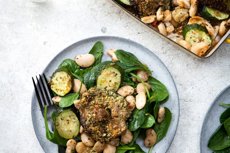 Pesto-Stuffed Mushrooms