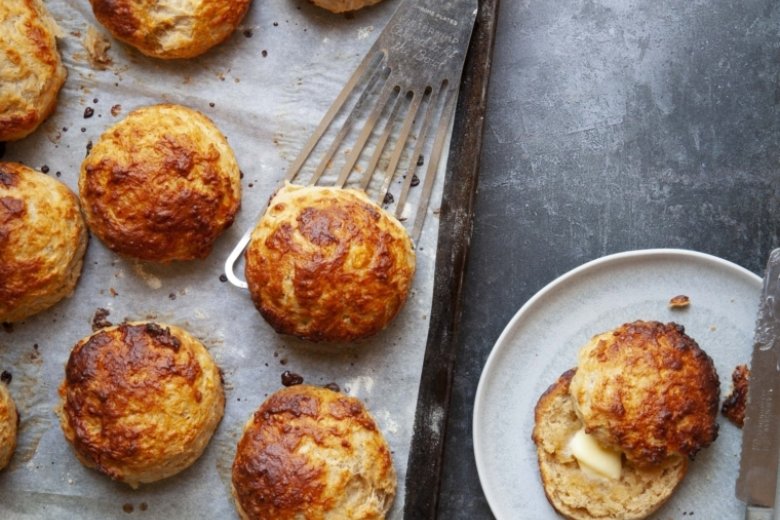 Cheese and Marmite scones