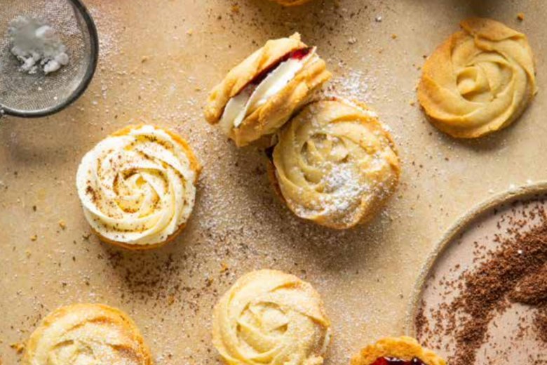 Cherry Viennese Whirls