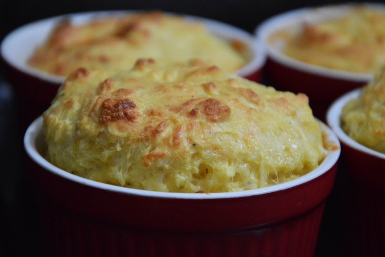 Individual crab soufflés