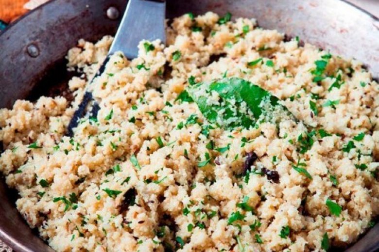 Spiced cauliflower pilau