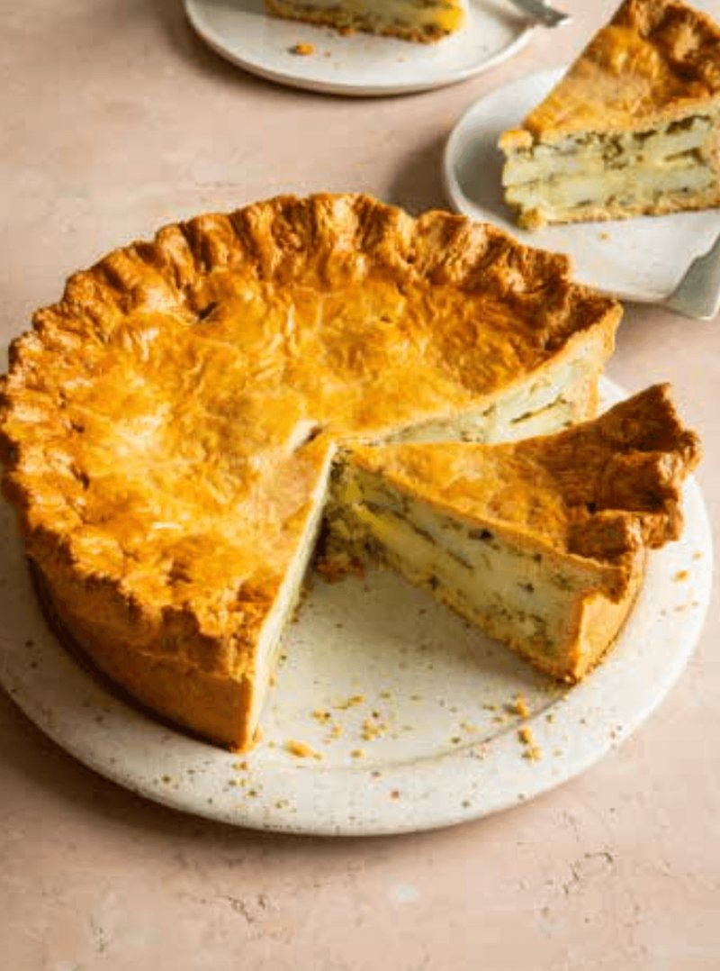 Cheese, Onion & Potato Pie