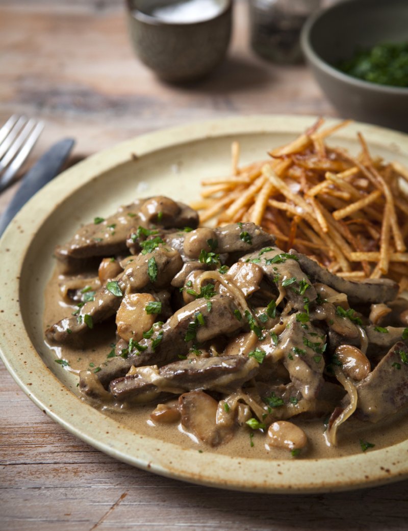 Beef stroganoff