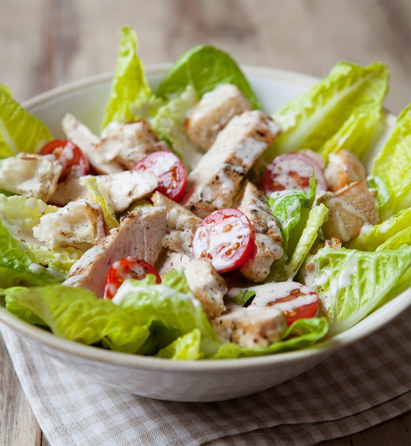 Chicken Caesar salad