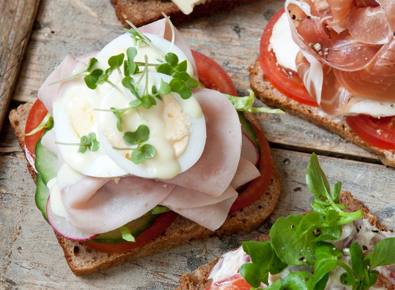 A very English Topless Sandwich