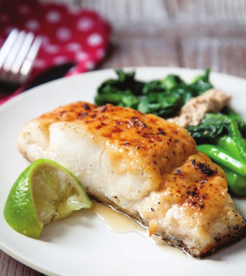 Miso-baked black cod