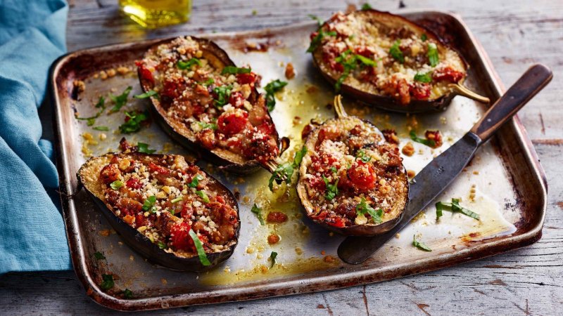 Stuffed Aubergines
